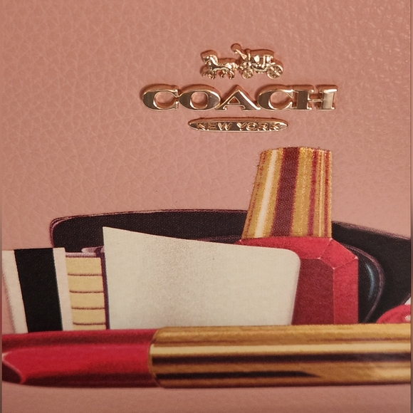 COACH X TOM WESSELMANN BOX LEATHER NWT CROSSBODY/HANDBAG PINK - Picture 4 of 13